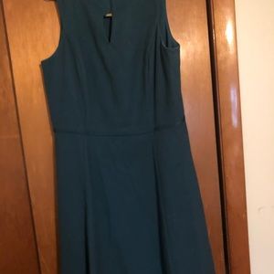 White House Black Market Dresses - Whitehouse Blackmarket flair green dress White House Black Market Dresses - Whitehouse Blackmarket flair green dress